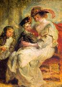 Peter Paul Rubens Helene Fourment and her Children, Claire-Jeanne and Francois Spain oil painting artist